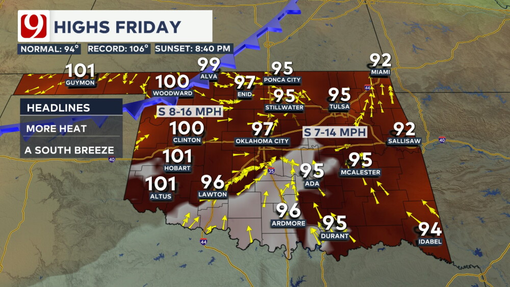 The dog days of summer are here! Here's your hazy, hot foreast!