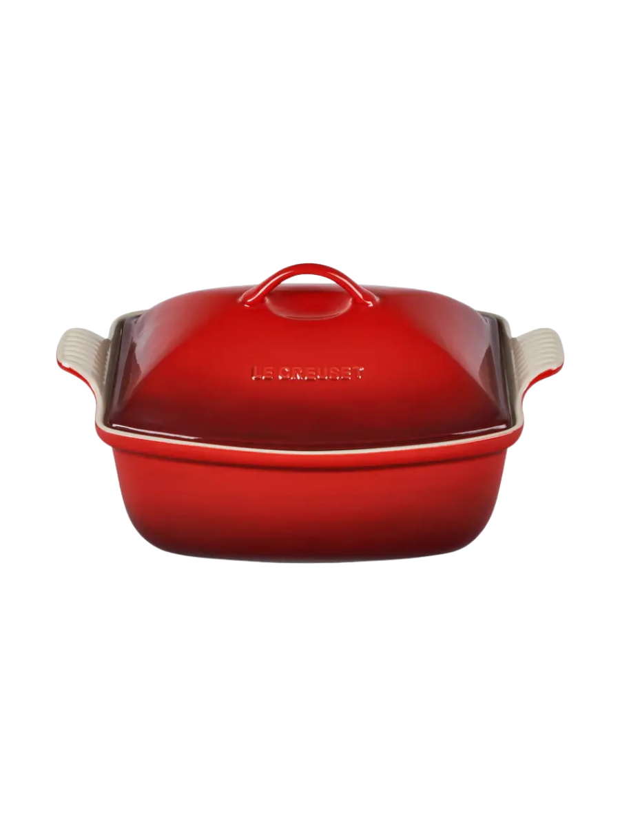 Heritage Stoneware Deep Covered Baker