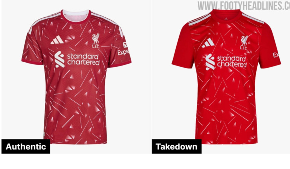 Fans less than impressed with Adidas for poor-quality ‘takedown’ jerseys