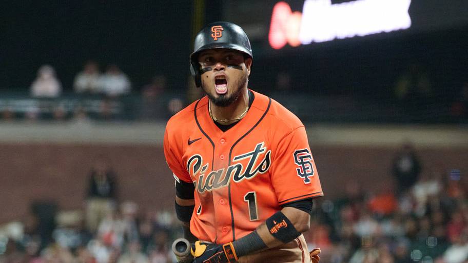 San Francisco Giants infielder Luis Arraez