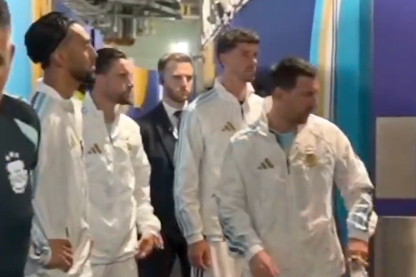 Lionel Messi issued a team talk to his teammates urging them to