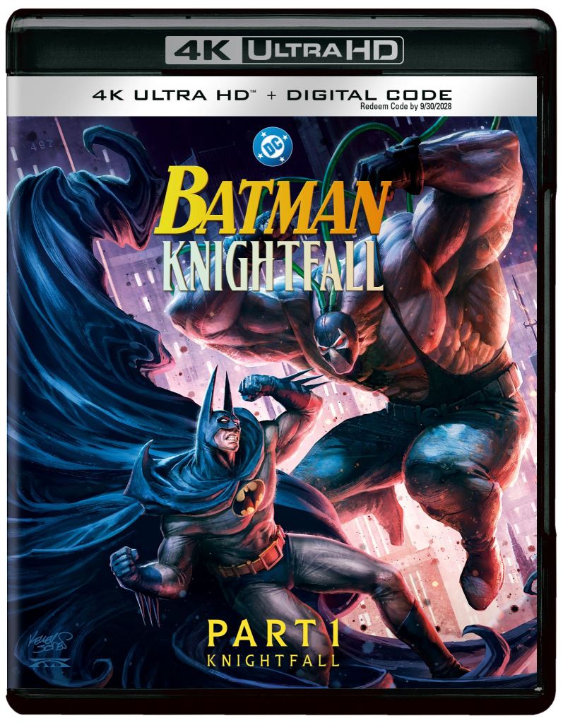 4K UHD case and cover for Batman: Knightfall Part 1: Knightfall