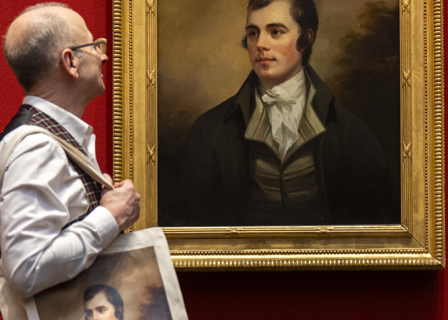 The painting initially went on display at National Galleries Scotland