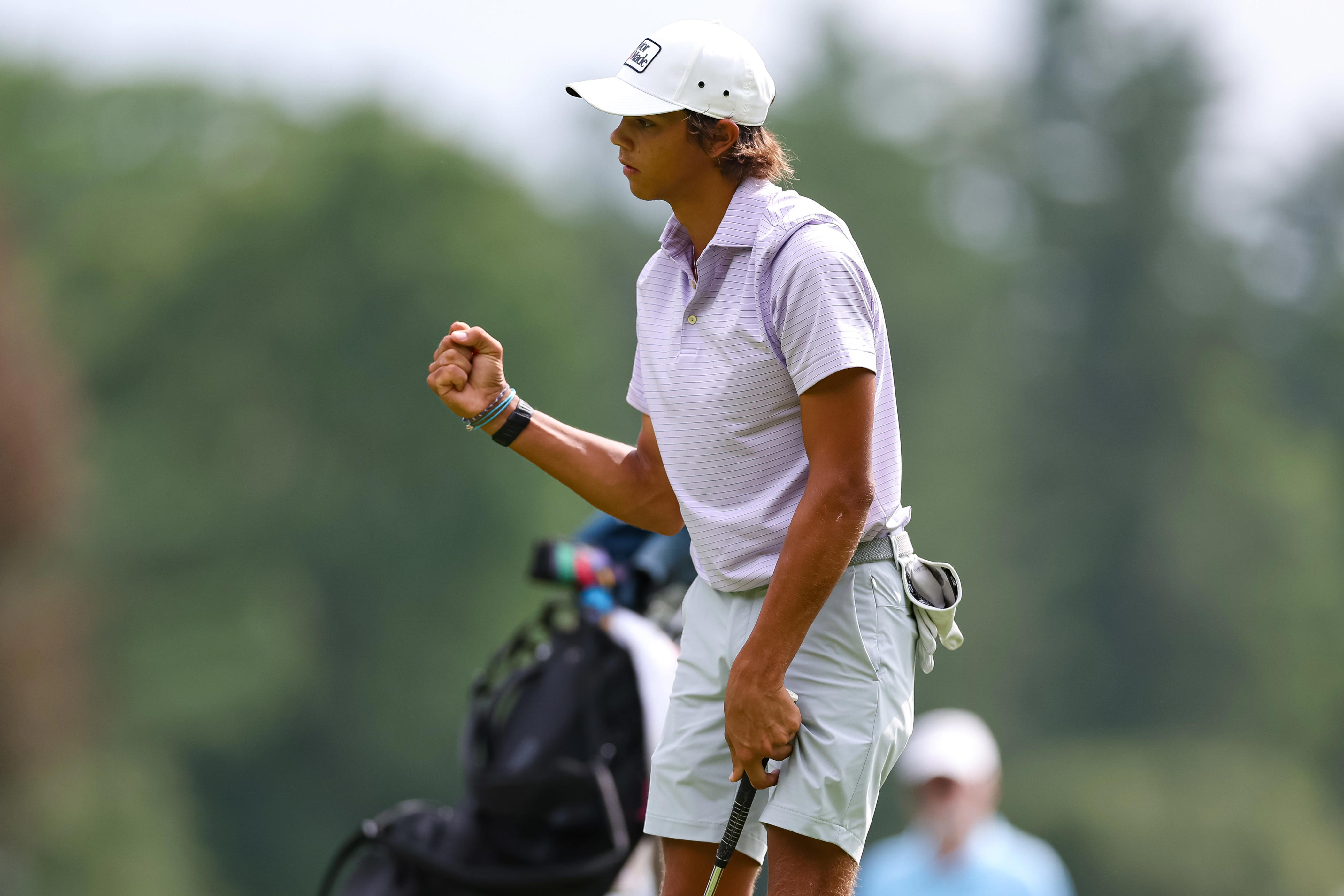 Charlie Woods heading to playoff for spot in 2026 US Junior Amateur match play