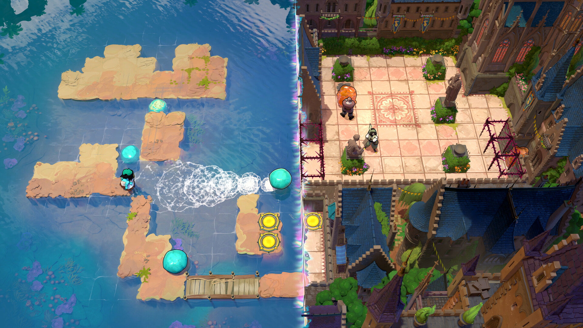 This game lets you play as a queen, a wizard, and a talking boat