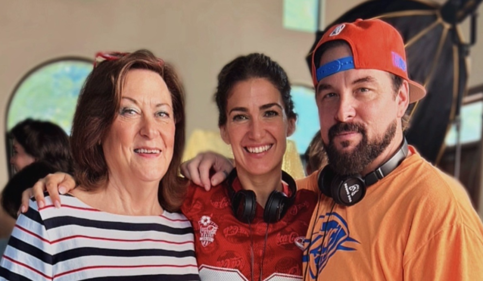 Casting Director, Ricki Maslar, Director, Roberta Sparta and Producer, Ryan Francis, on set of