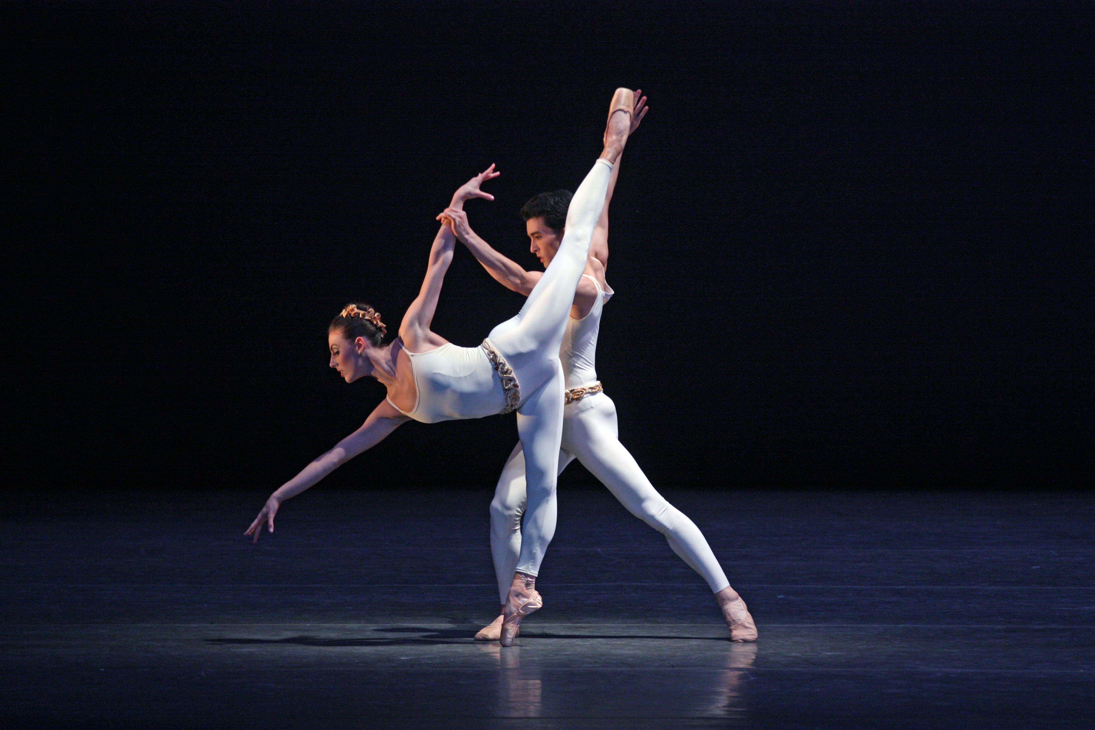 Here, Tiler Peck dances with Anthony Huxley in