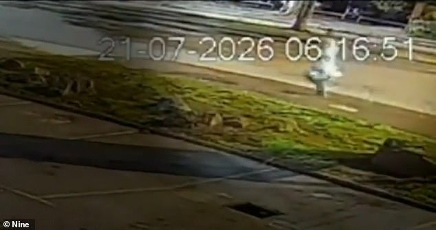 The girl fled the family home in her dressing gown and pyjamas