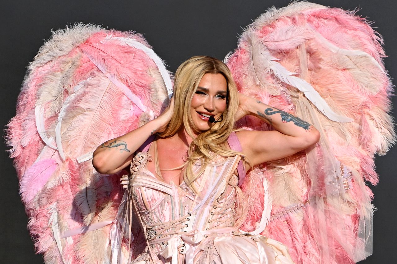 Kesha performs during BST Hyde Park 2026 at Hyde Park on July 10, 2026 in London, England.
