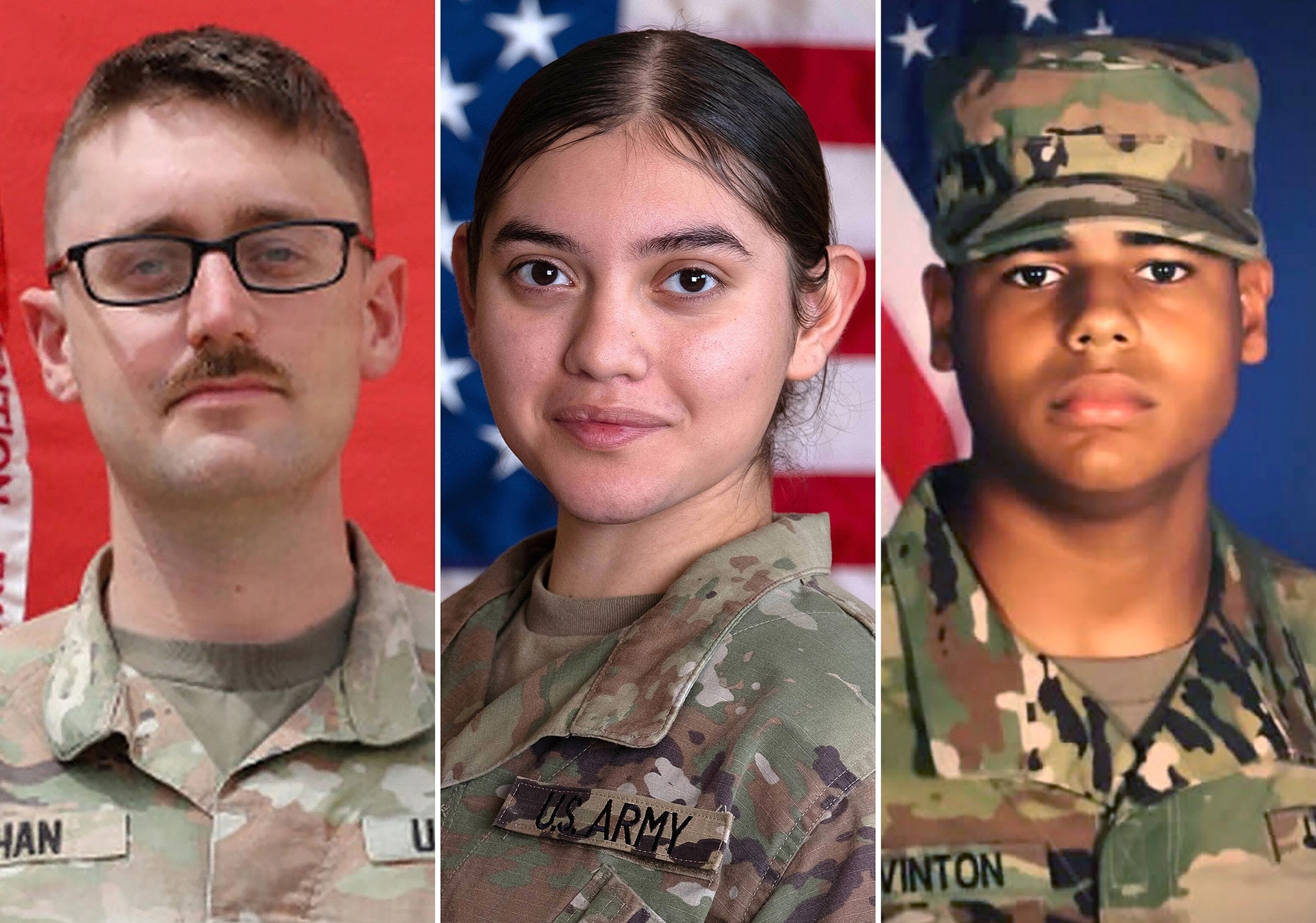 Who were the 3 US soldiers killed in Iranian attacks over the weekend?