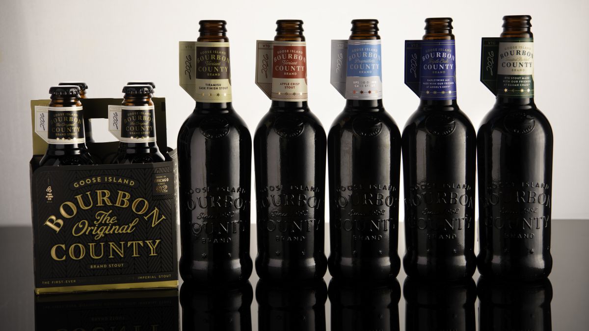 Goose Island unveiled its 2026 Bourbon County Stout lineup