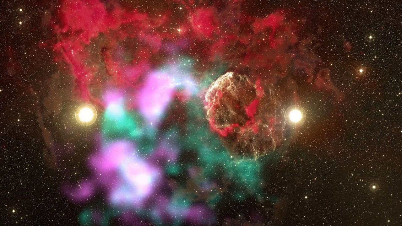 Jellyfish nebula may be the scene of two stars going supernova