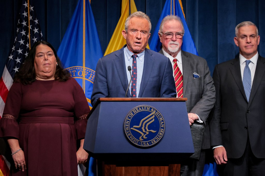 HHS and White House Anti-Fraud Task Force announce actions to combat heathcare fraud, in Washington