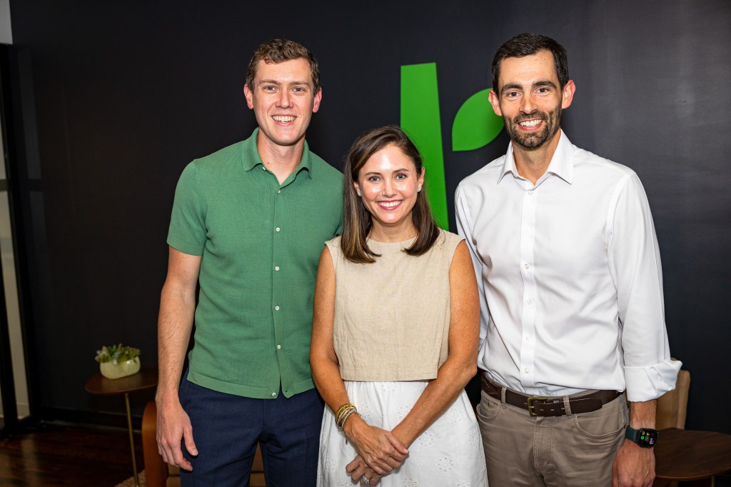 (L-R) Garrett Langley, Paige Todd and Biley Quintrell of FLOCK SAFETY