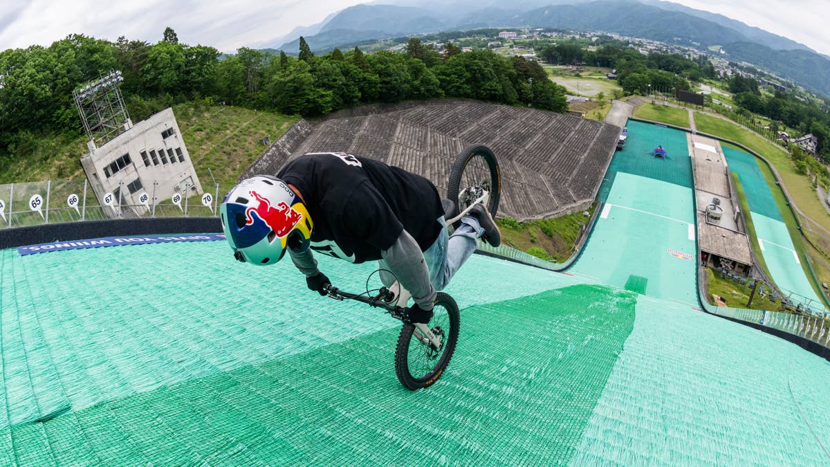 Two world records set on Japan's steepest ski jump