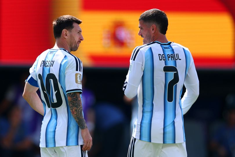 Messi has returned to Argentina while De Paul has reportedly stayed in the U.S.