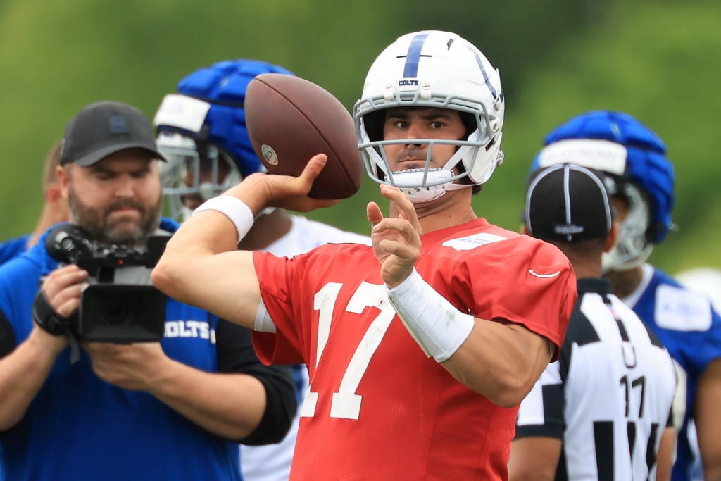 Colts' Daniel Jones has 2 players he's relying on in 2026