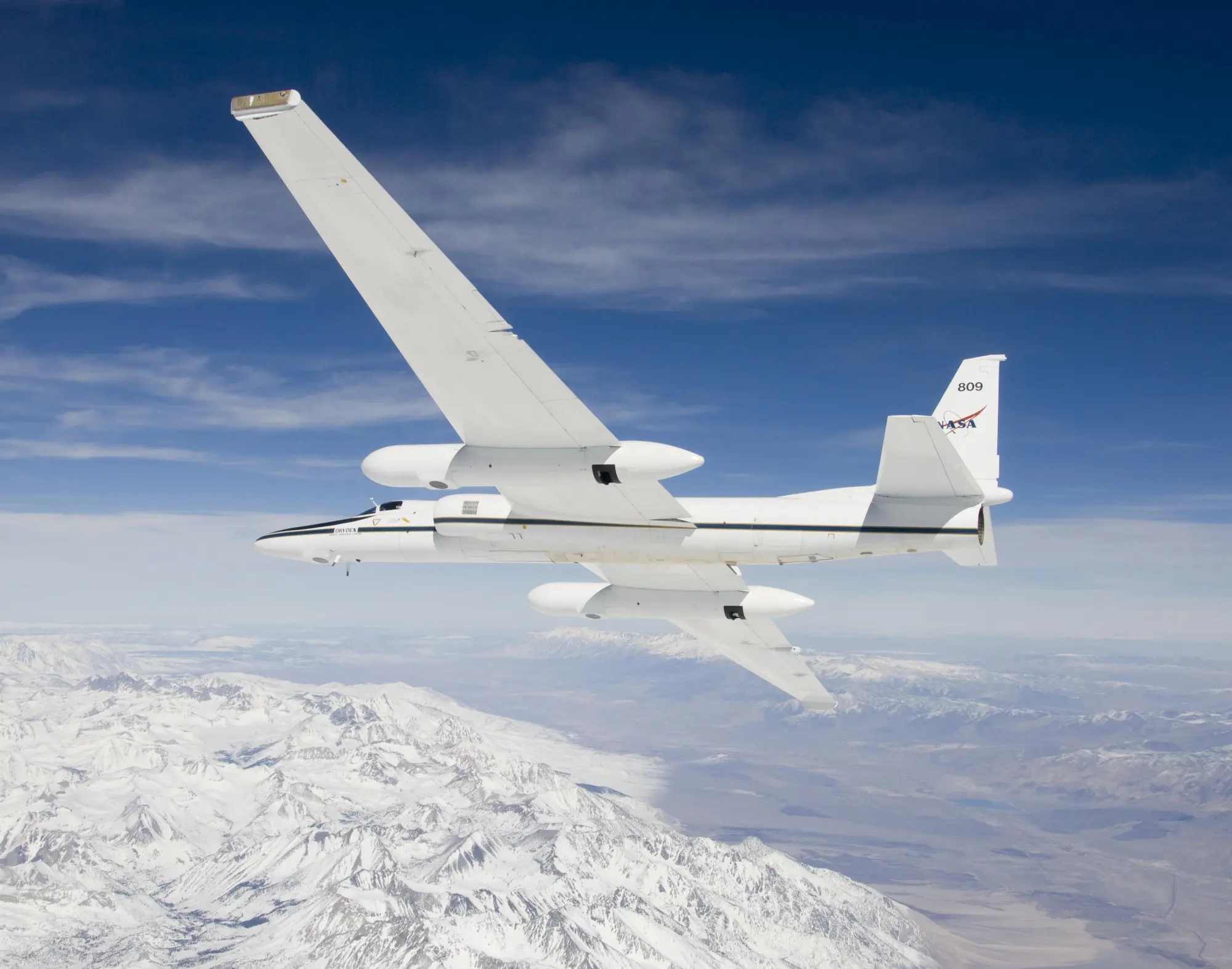NASA operates two Airborne Science ER-2 aircraft, seen here, for a wide variety of environmental science, atmospheric sampling and satellite data verification missions (NASA/Carla Thomas)