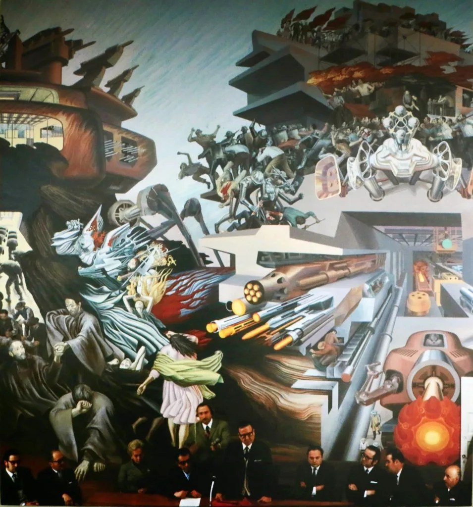 Long-lost artworks by Chilean muralist Julio Escámez are being restored