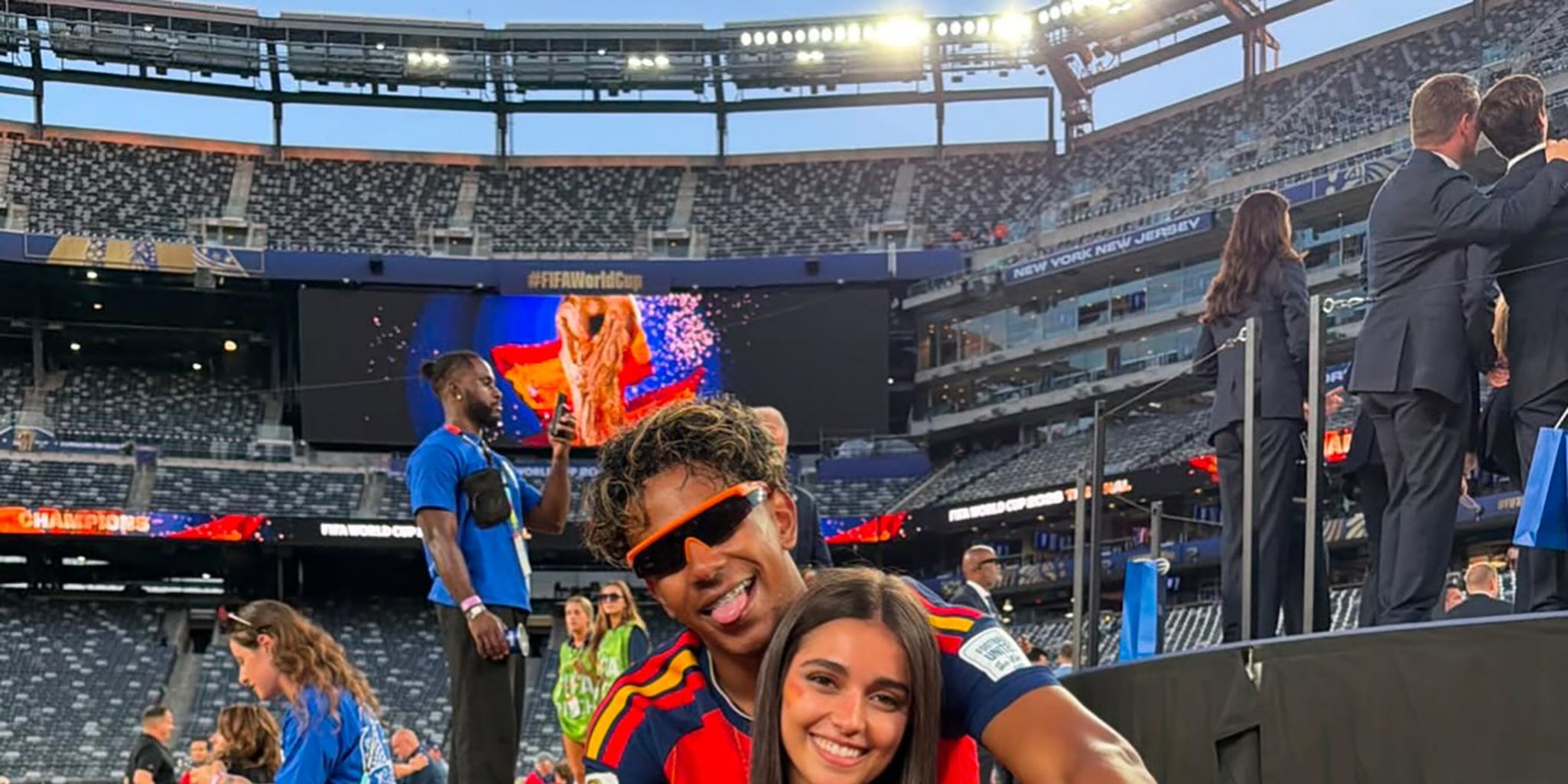 How Inés García celebrated boyfriend Lamine Yamal’s World Cup win