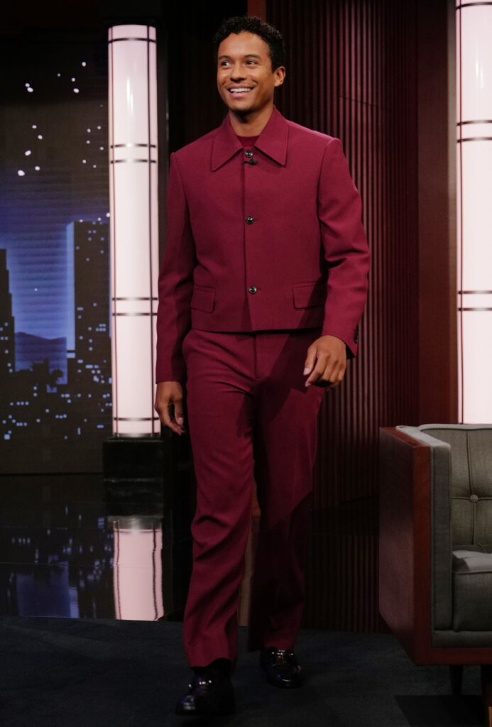 Jaafar Jackson wore Dzojchen on Jimmy Kimmel Live!