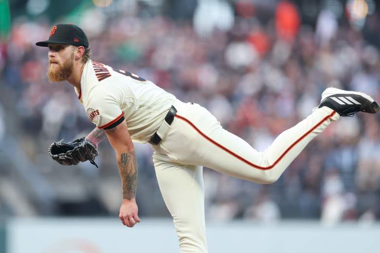 SAN FRANCISCO, CALIFORNIA – JULY 09: Carson Whisenhunt #88 pitches against the Colorado Rockies at Oracle Park on July 09, 2026 in San Francisco, California. (Photo by Ezra Shaw/Getty Images)