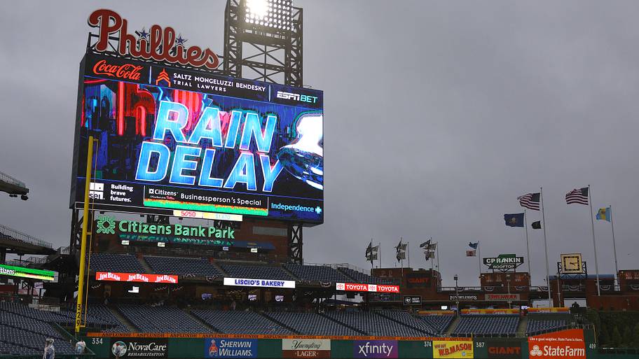 Dodgers-Phillies start time: Rain delay updates from Citizens Bank Park on July 21