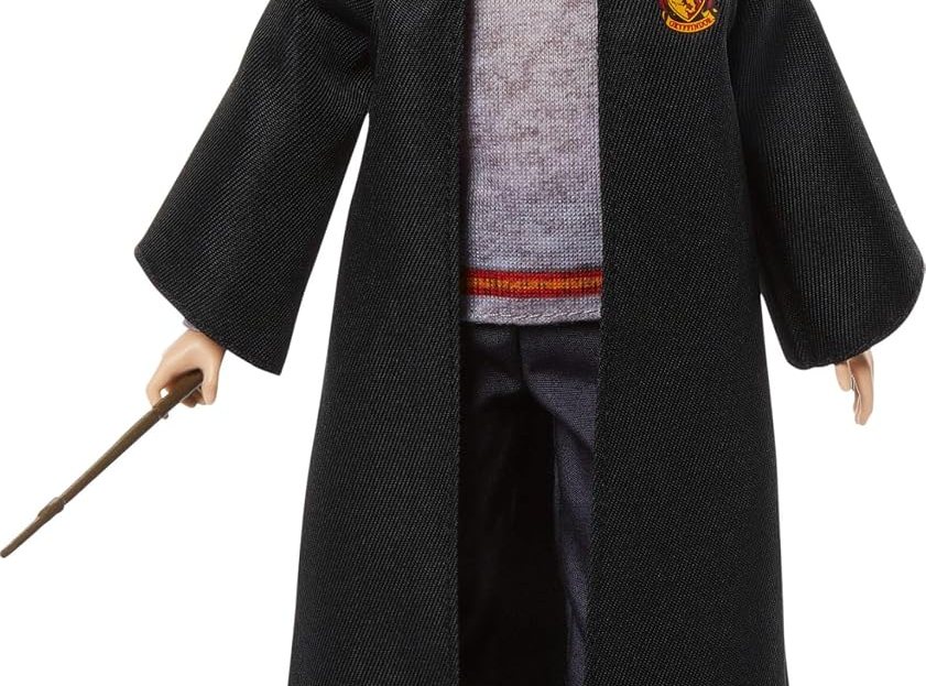 Ron Weasley Mattel collectible fashion doll with Hogwarts robe and wand