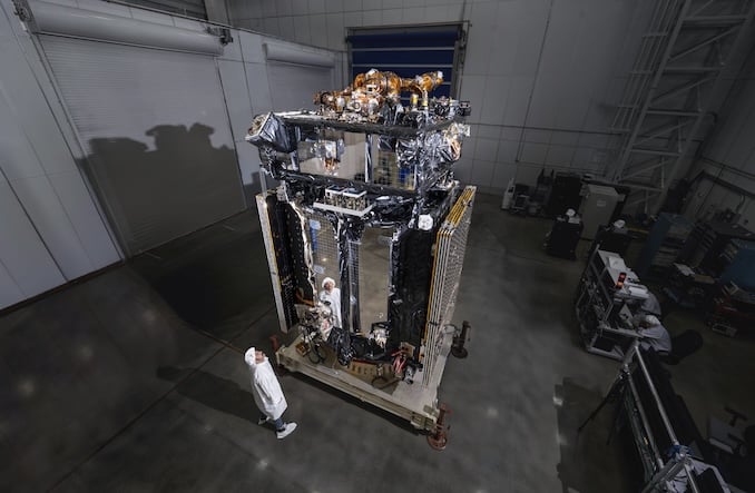 The MRV inside Northrop Grumman’s Dulles, Va., Satellite Manufacturing Facility. Image: Northrop Grumman
