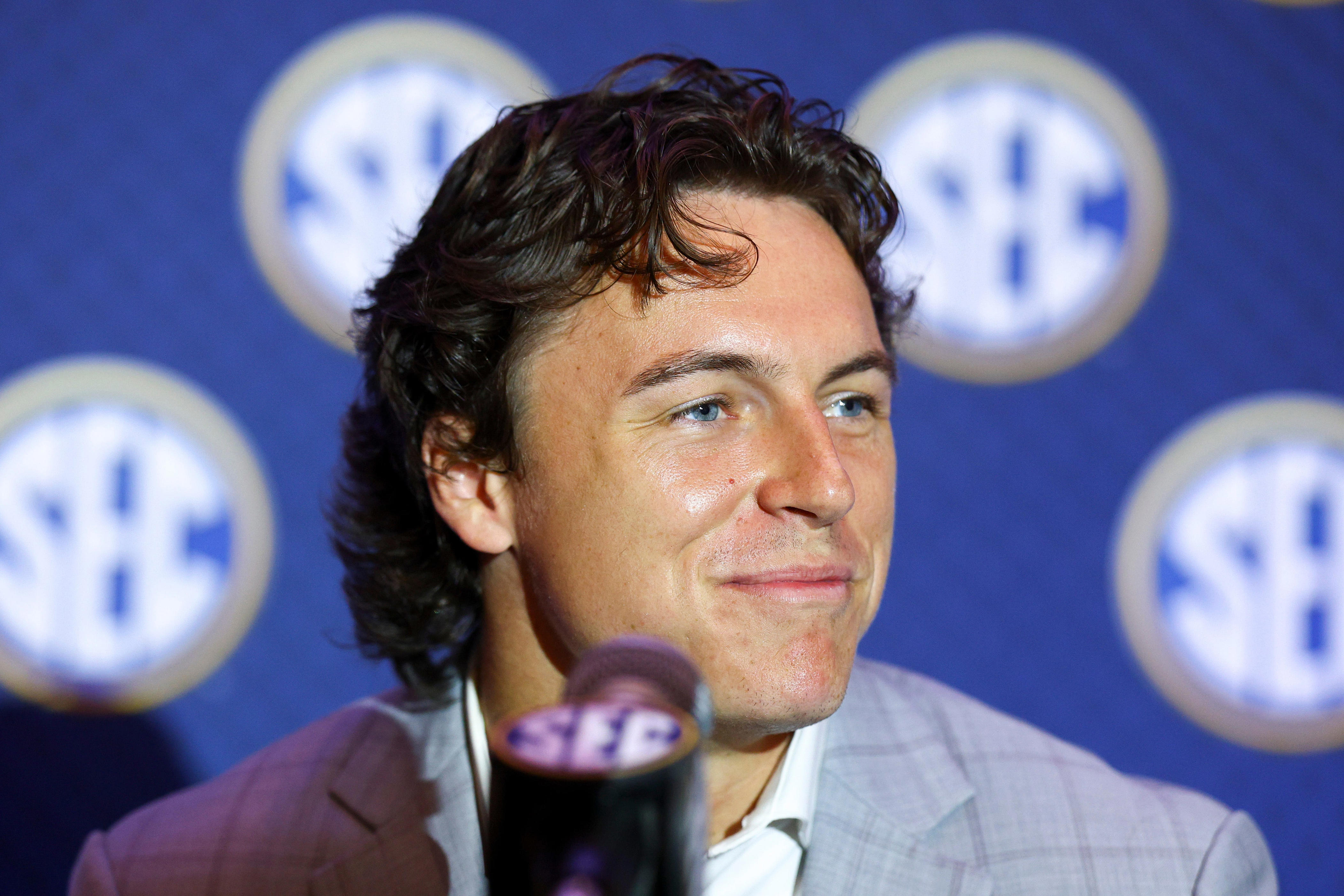 What is John Mateer hoping to improve upon in 2026?