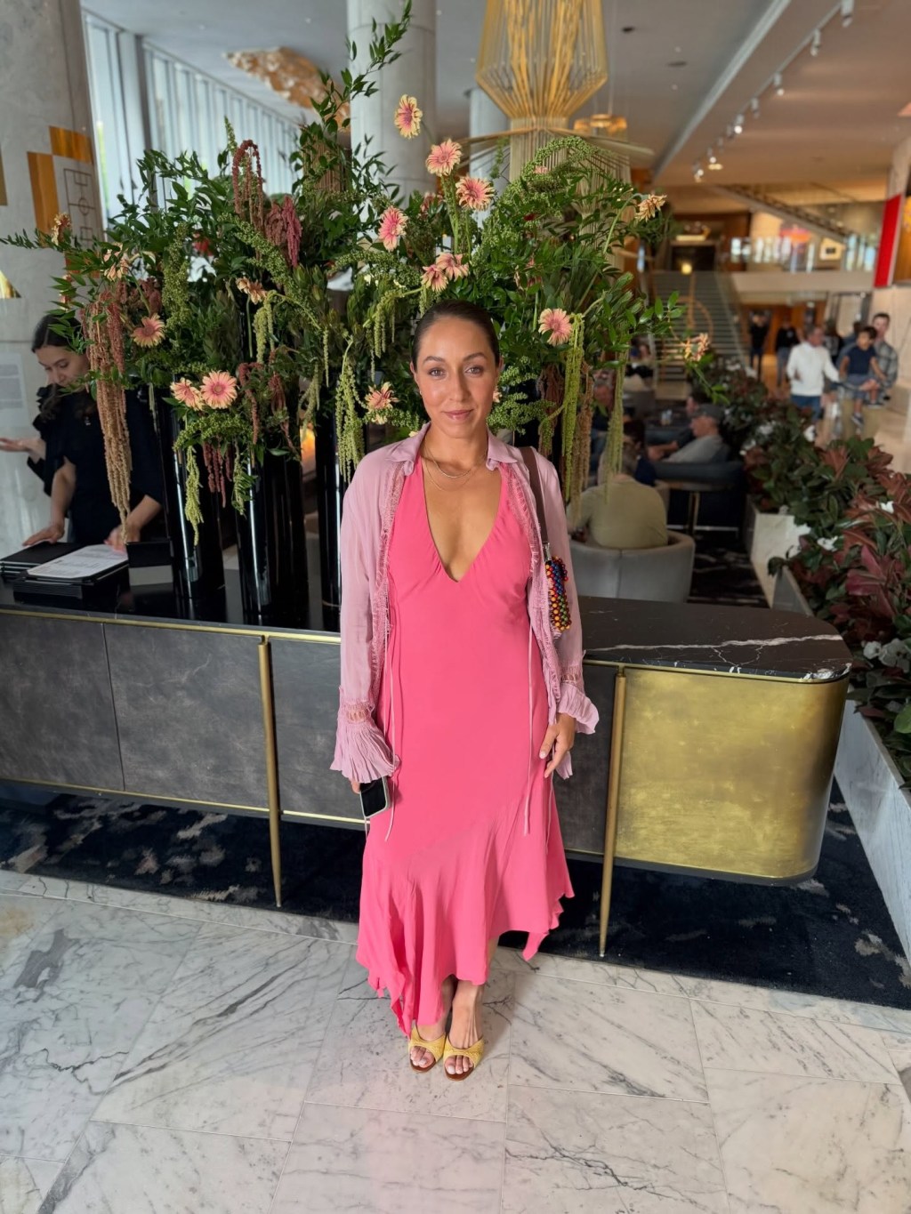 Jessica Pegula in pink dress https://www.instagram.com/jpegula/?hl=en