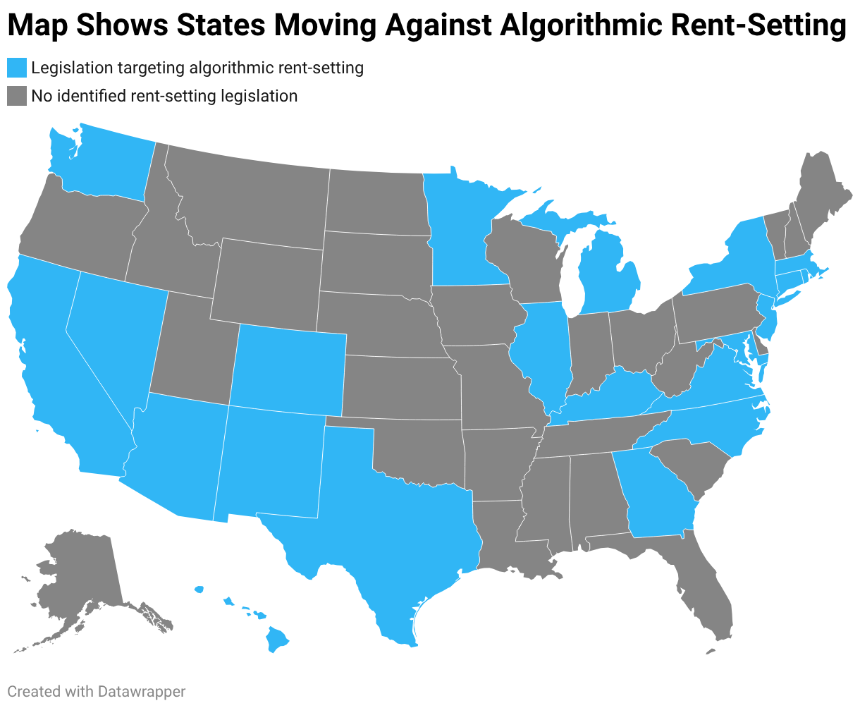 Map Shows the States Fighting Potential Rent Hikes