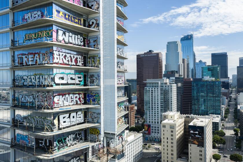 Graffiti towers set to be cleared for cleanup and sale