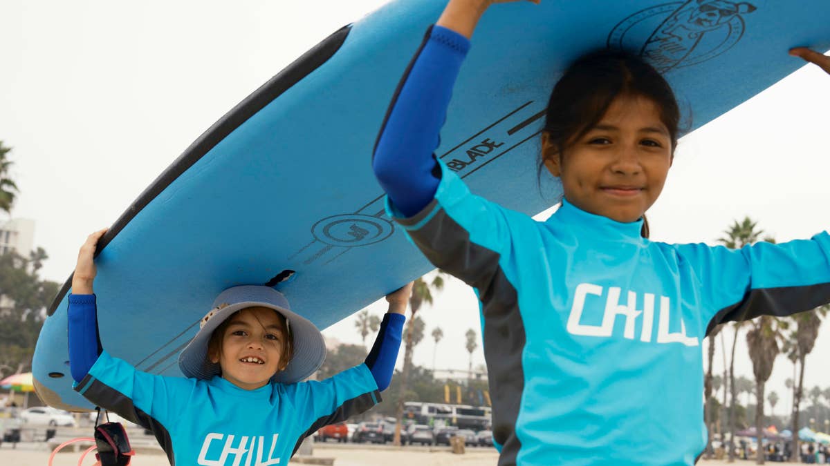 Chill Foundation has provided free surfing and boardsports to over 35,000 young people across 9 countries since 1995
