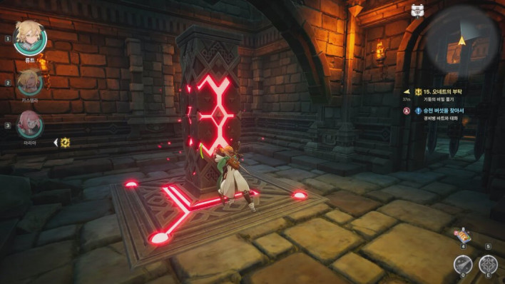 It is mostly based on basic gimmicks like pushing or throwing objects, or hunting nearby animals. ©INVEN
