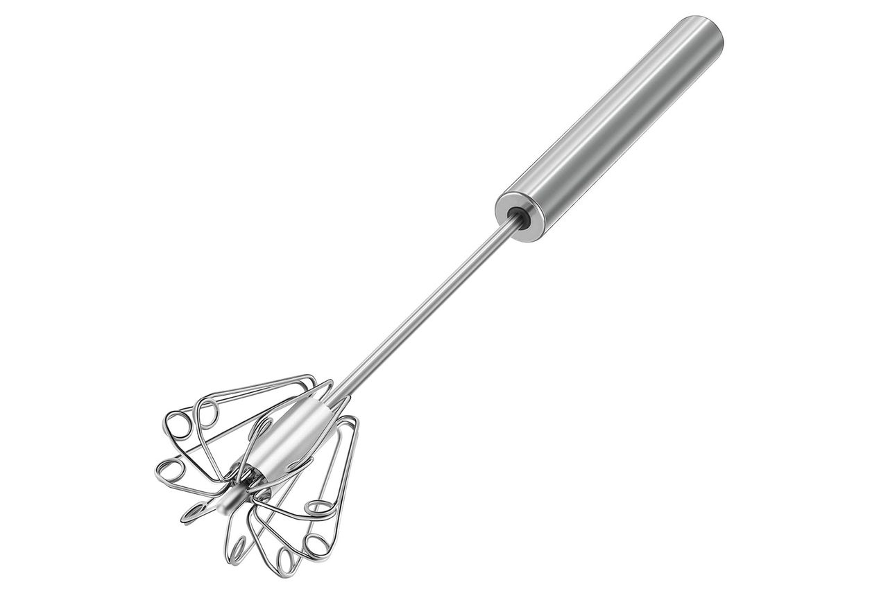bausar 2026 Upgraded Semi-Automatic Stainless Steel Egg Beater