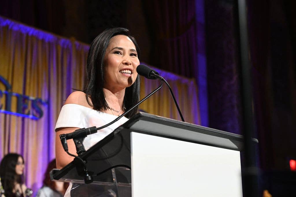 Vicky Nguyen speaks onstage during the Gracie Awards Luncheon presented by the Alliance for Women in Media Foundation on June 18, 2025 in New York City.