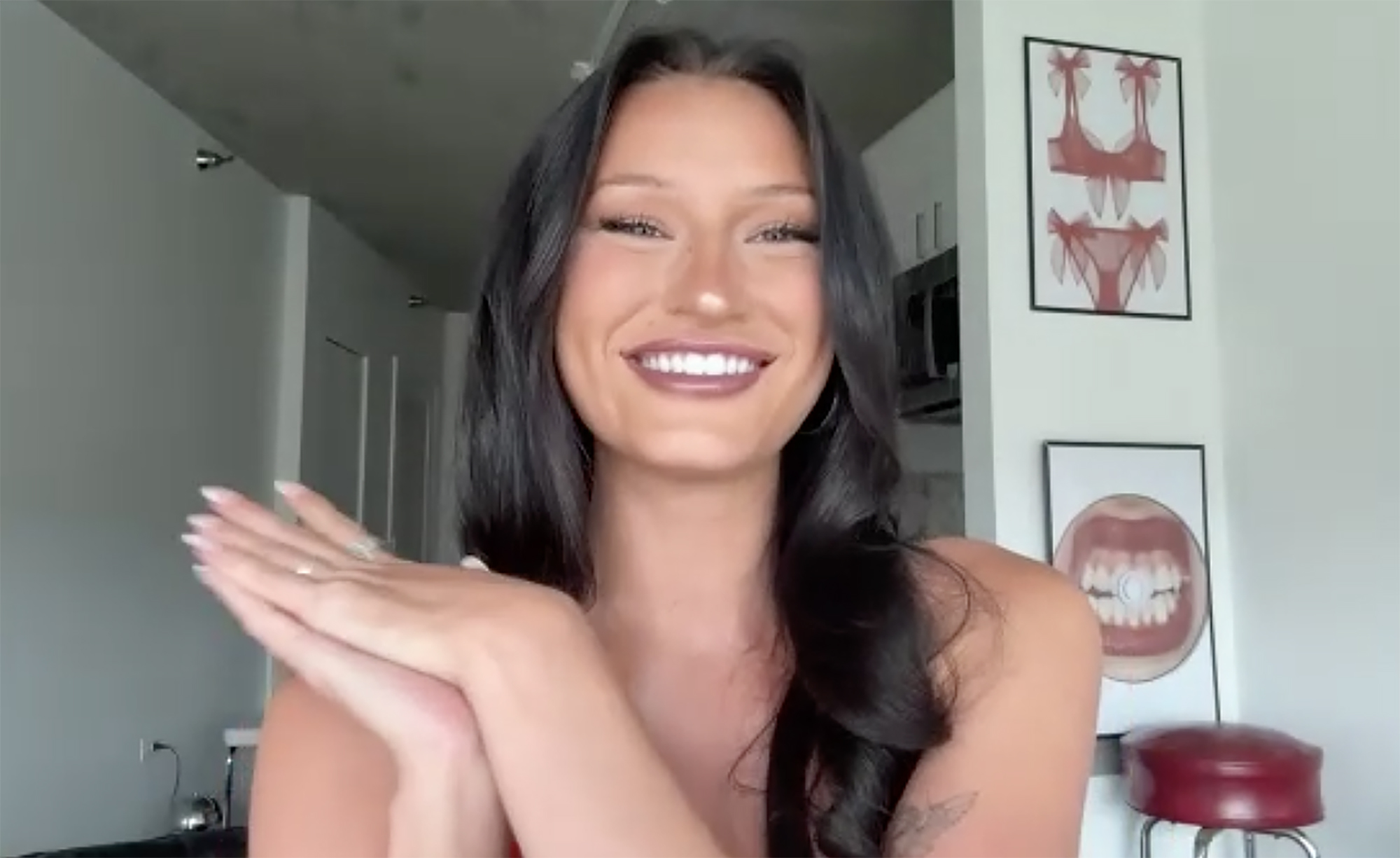 Ashley Trail in her interview with Page Six