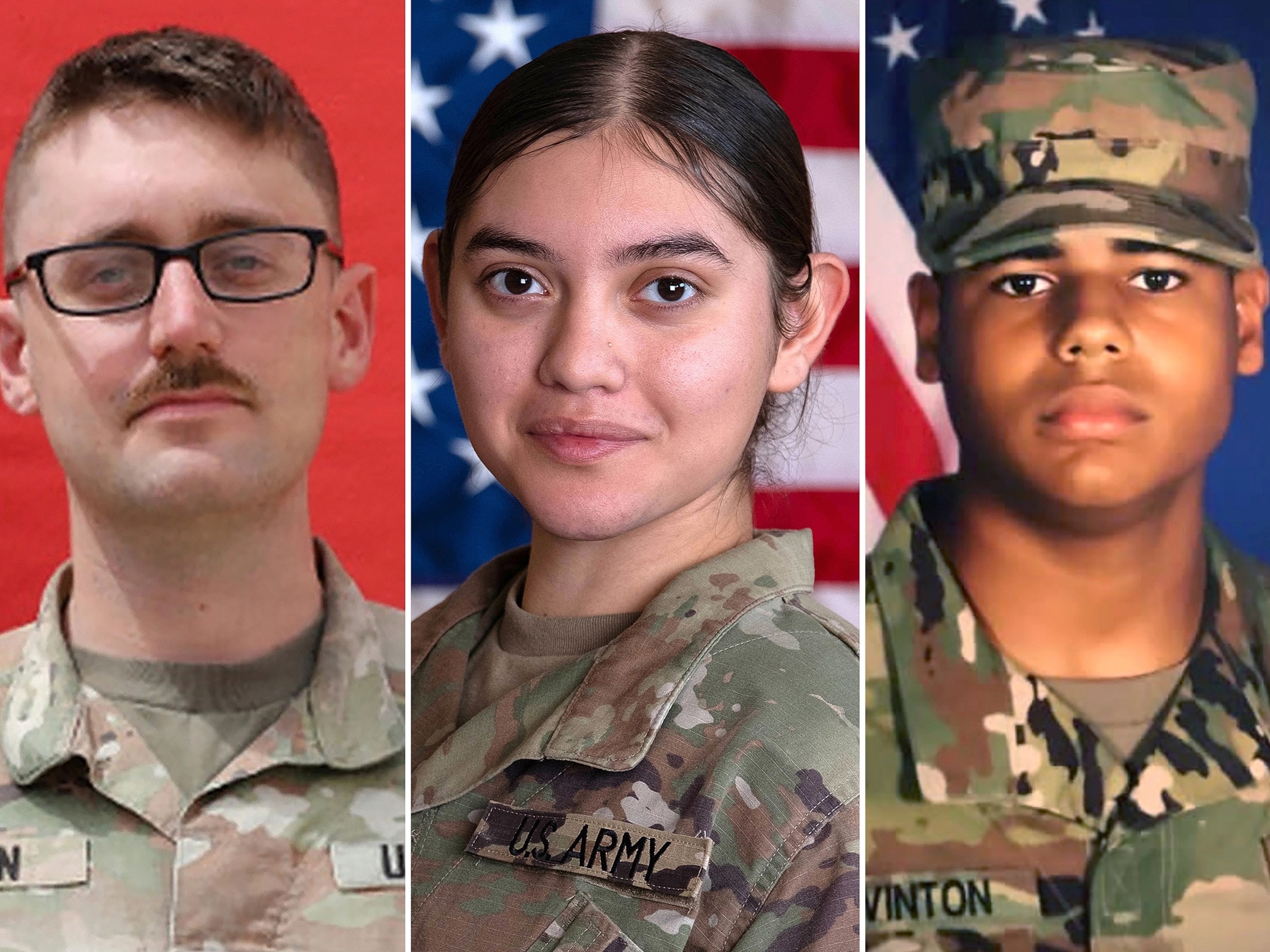 Who were the 3 US soldiers killed in Iranian attacks over the weekend?