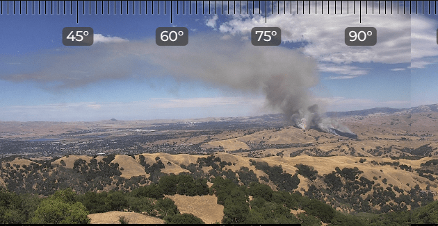 Fire burns Sunol Ridge explodes to 75 acres