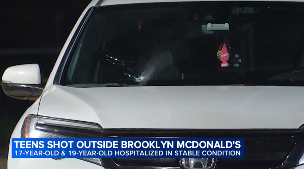 Shooting at NYC McDonald’s parking lot leaves teen girl, man injured: cops