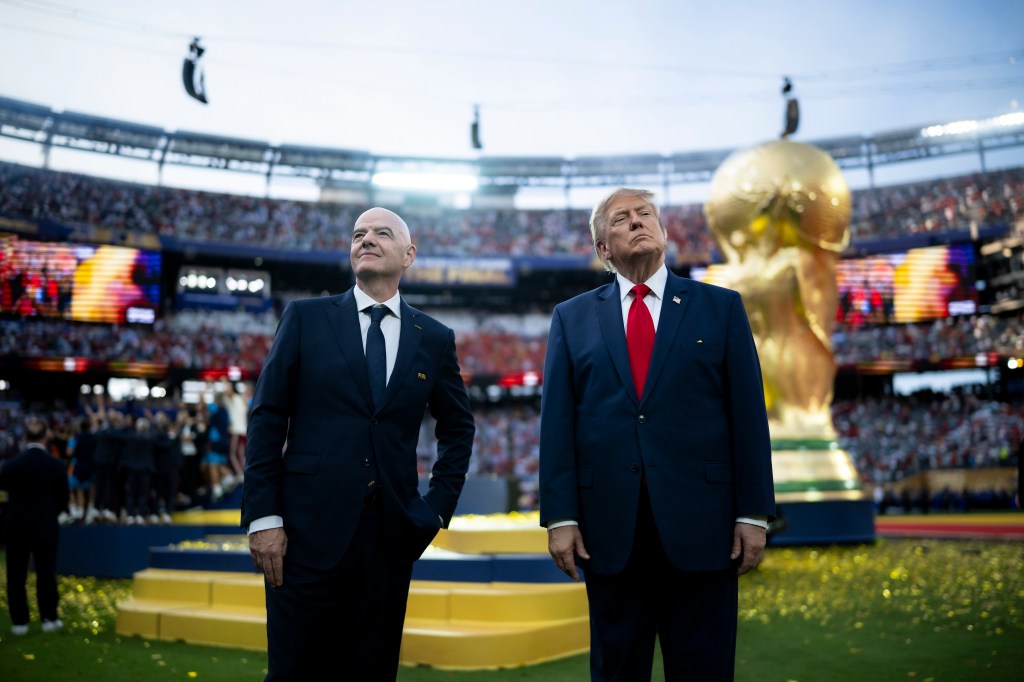 U.S President Trump Attends The FIFA World Cup Finals