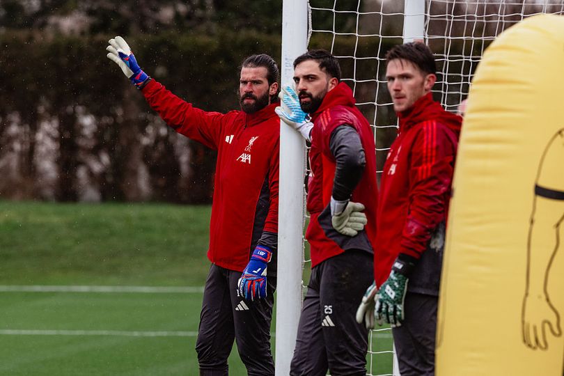 Andoni Iraola all but confirmed that Alisson, Giorgi Mamardashvili, and Freddie Woodman would be the team's three goalkeepers