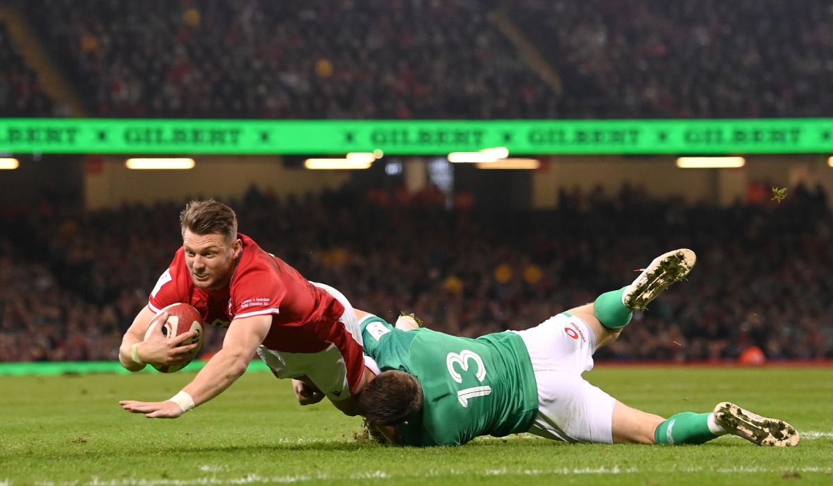 Dan Biggar playing against Ireland in 2023. Pic: Stu Forster/Getty Images