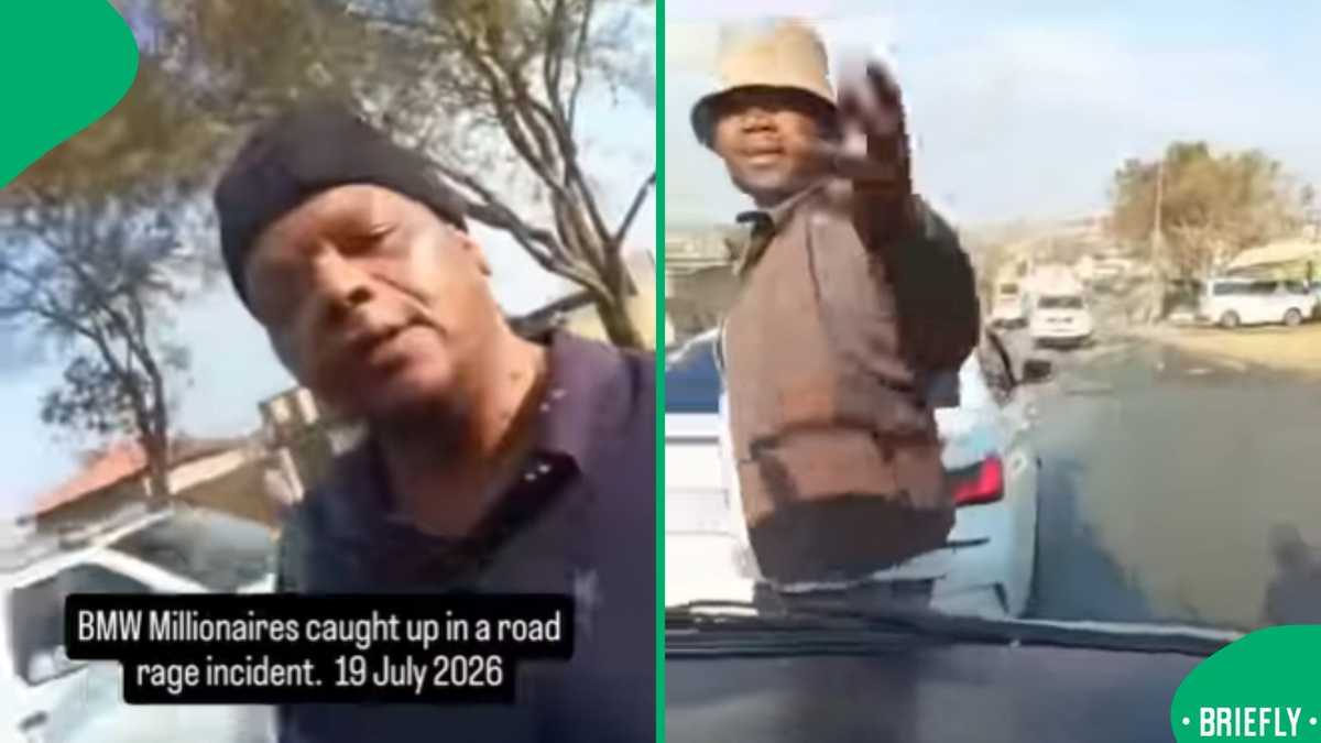 BMW driver goes viral again after alleged road rage days after security ...
