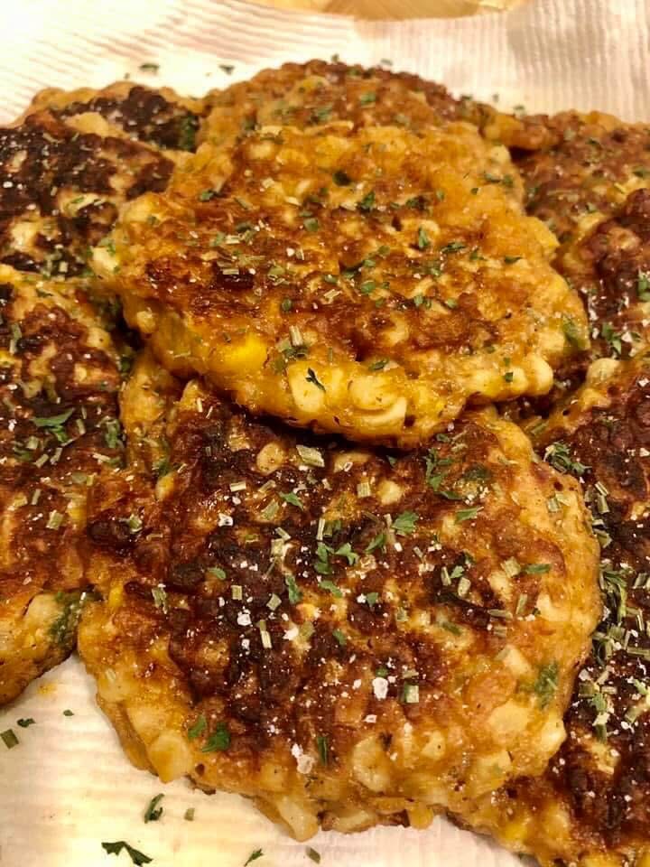 Easy corn fritters