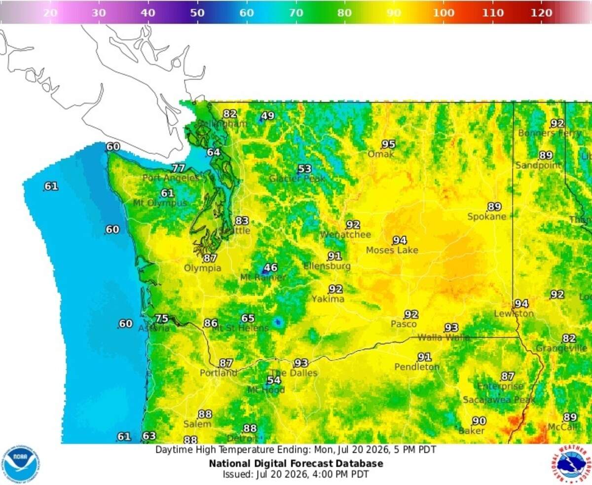 Olympia area under heat advisory this week. How hot will it be?