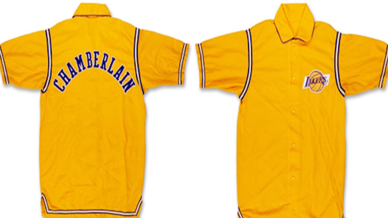 Wilt Chamberlain warmup jacket found by teen at thrift store sells for $90K