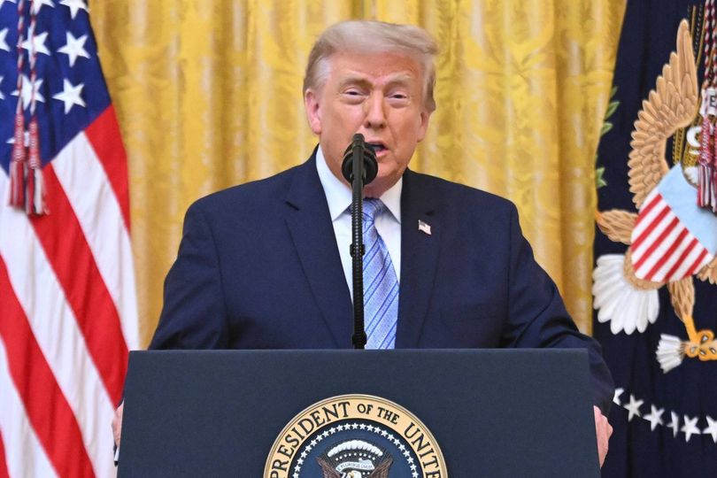 MS NOW had been reporting on President Donald Trump imposing 50% tariffs on Canada when the awkward moment occurred