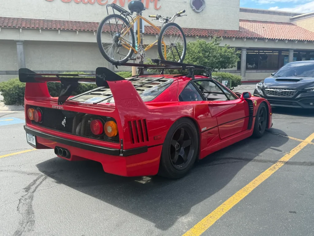 Someone has been using their Ferrari F40 every day, and it shows